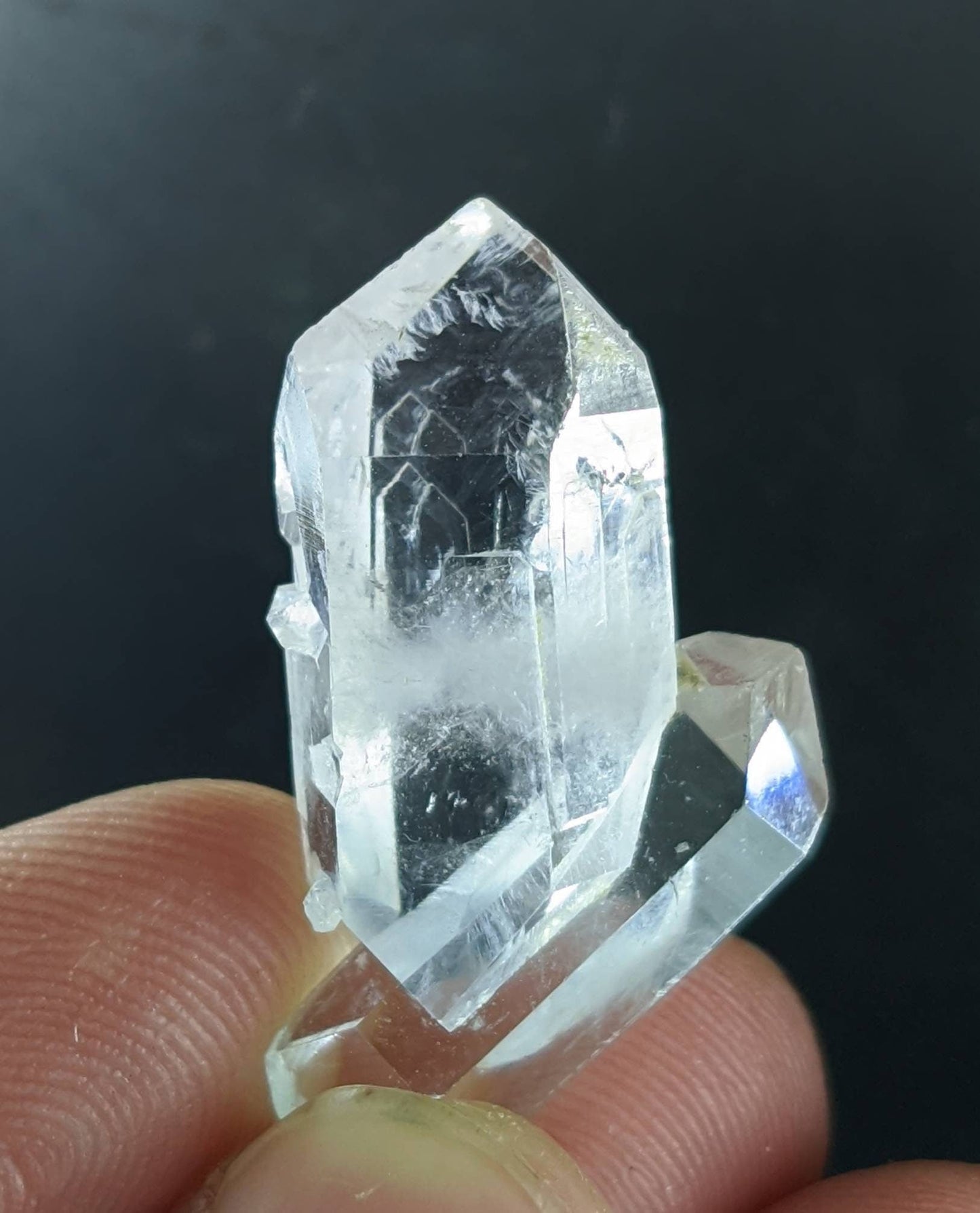 ARSAA GEMS AND MINERALSNatural fine quality beautiful 6.2 grams clear double terminated quartz crystal from Balochistan Pakistan - Premium  from ARSAA GEMS AND MINERALS - Just $20.00! Shop now at ARSAA GEMS AND MINERALS