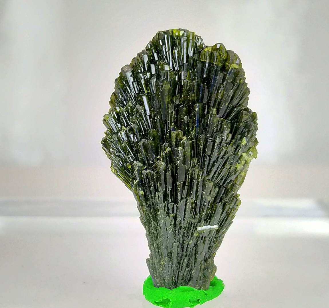 ARSAA GEMS AND MINERALSGrreen spray epidote crystal from Balochistan Pakistan, weight 7.8 grams - Premium  from ARSAA GEMS AND MINERALS - Just $20.00! Shop now at ARSAA GEMS AND MINERALS