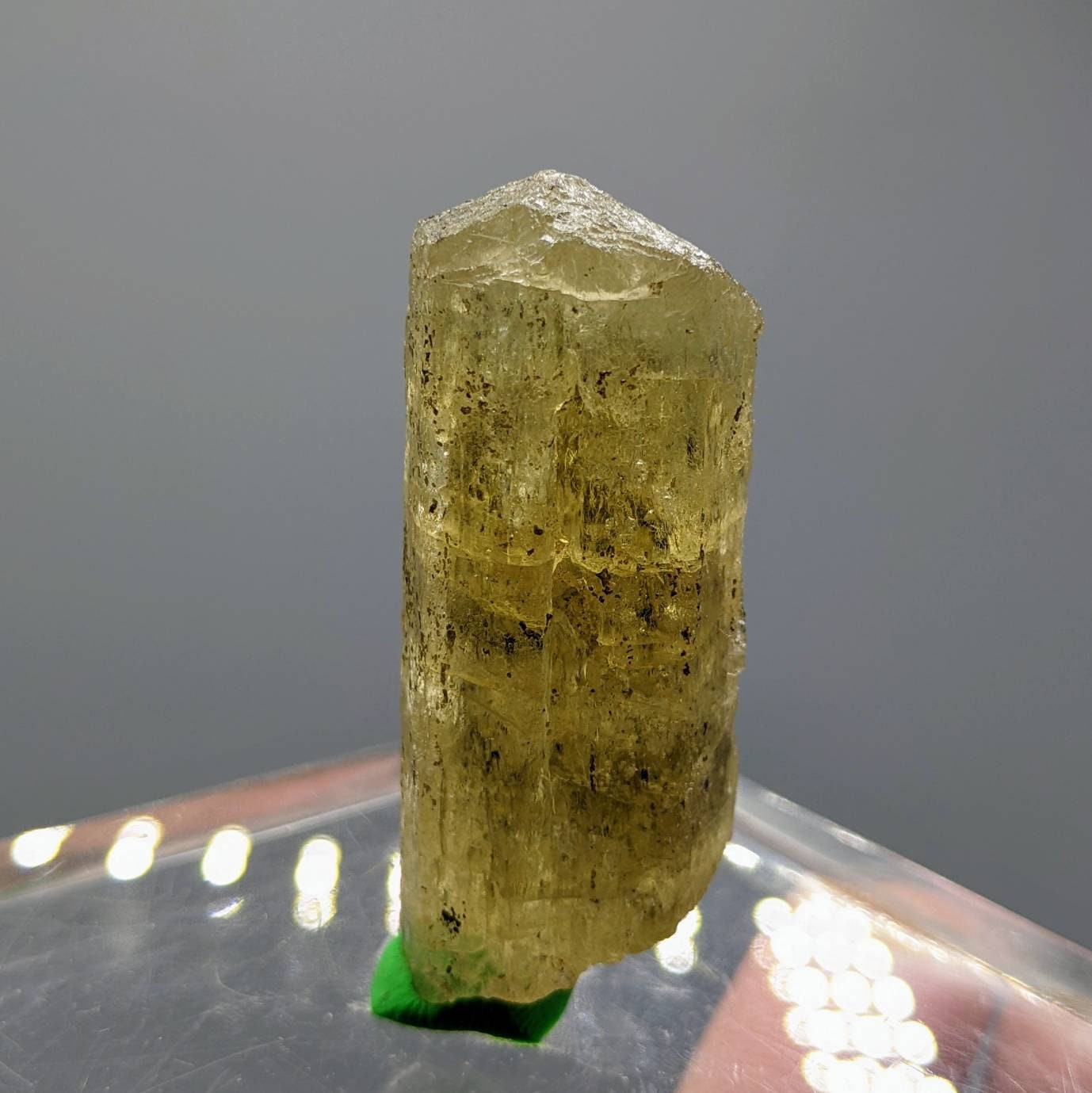 ARSAA GEMS AND MINERALSNatural fine quality beautiful 29 grams green scapolite crystal - Premium  from ARSAA GEMS AND MINERALS - Just $35.00! Shop now at ARSAA GEMS AND MINERALS