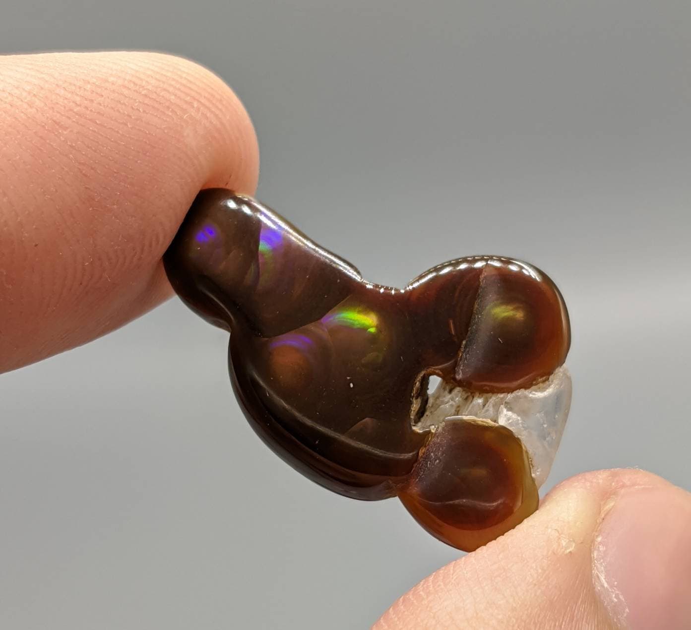 ARSAA GEMS AND MINERALSBeautiful 13 carat High grade fire agate cabochon from United States - Premium  from ARSAA GEMS AND MINERALS - Just $25.00! Shop now at ARSAA GEMS AND MINERALS