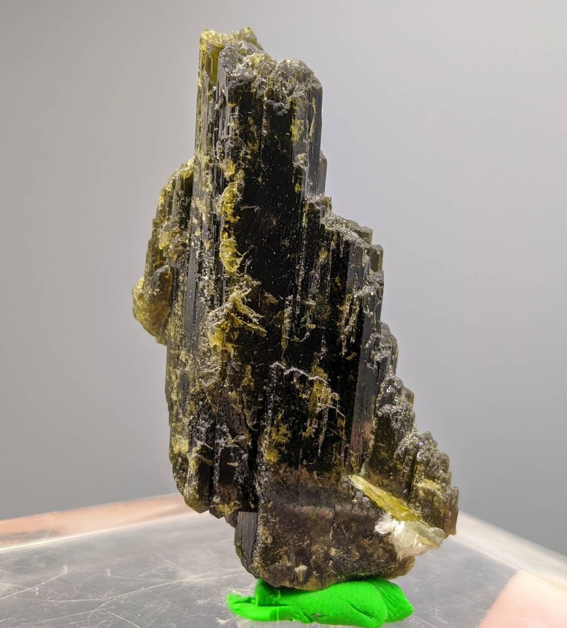 ARSAA GEMS AND MINERALSNatural aesthetic 26.8 gram Beautiful green epidote crystal from KP Pakistan - Premium  from ARSAA GEMS AND MINERALS - Just $35.00! Shop now at ARSAA GEMS AND MINERALS