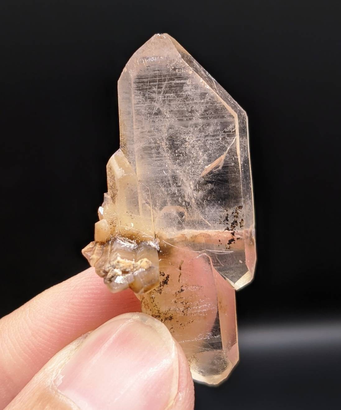 ARSAA GEMS AND MINERALSNatural fine quality beautiful 8.1 grams Faden amphibole Quartz crystal - Premium  from ARSAA GEMS AND MINERALS - Just $20.00! Shop now at ARSAA GEMS AND MINERALS