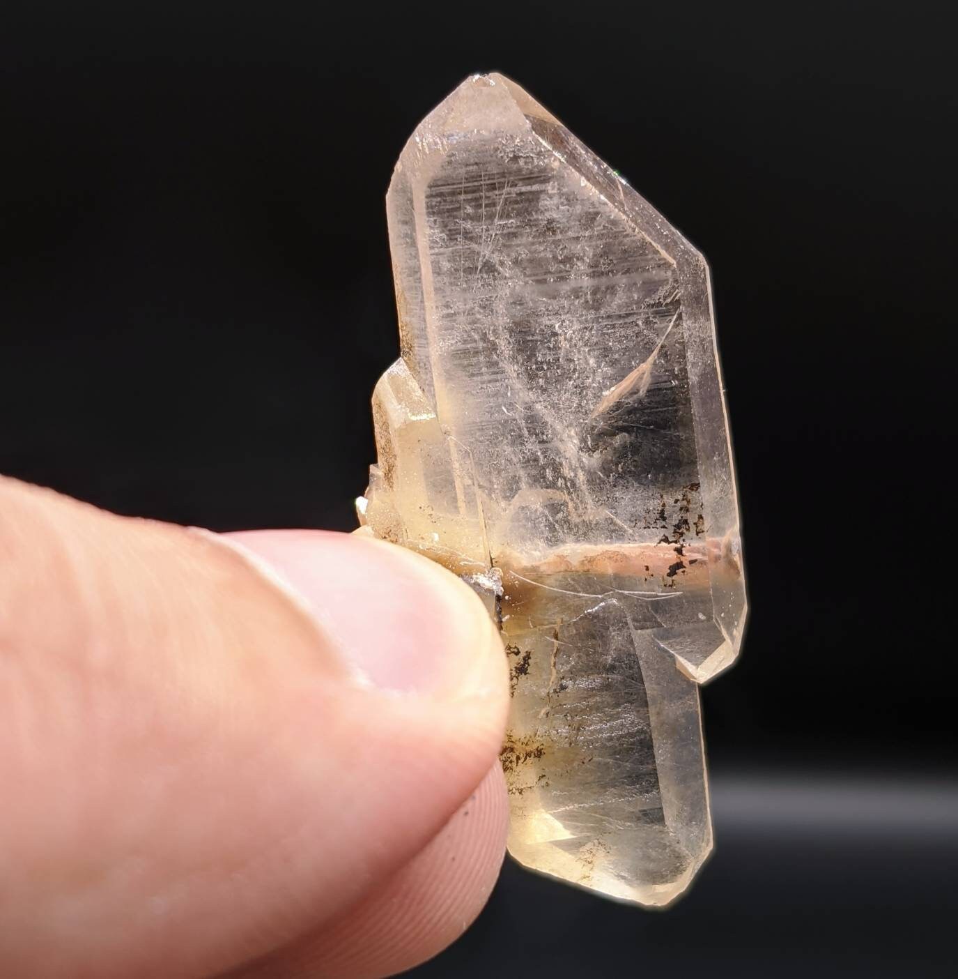 ARSAA GEMS AND MINERALSNatural fine quality beautiful 8.1 grams Faden amphibole Quartz crystal - Premium  from ARSAA GEMS AND MINERALS - Just $20.00! Shop now at ARSAA GEMS AND MINERALS