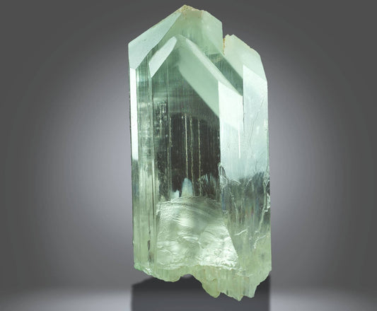 ARSAA GEMS AND MINERALSSpodumene var green kunzite aka Hiddenite clear gem quality lustrous crystal from Afghanistan, 156 grams - Premium  from ARSAA GEMS AND MINERALS - Just $700.00! Shop now at ARSAA GEMS AND MINERALS