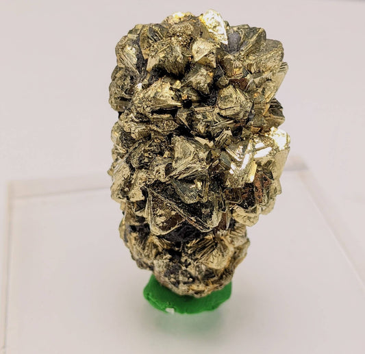 ARSAA GEMS AND MINERALSNew find big size golden Marcasite sphere shape cluster also called prophecy stone from a new find in Darra Adam Khel KPK Pakistan, 109.4 g - Premium  from ARSAA GEMS AND MINERALS - Just $60.00! Shop now at ARSAA GEMS AND MINERALS