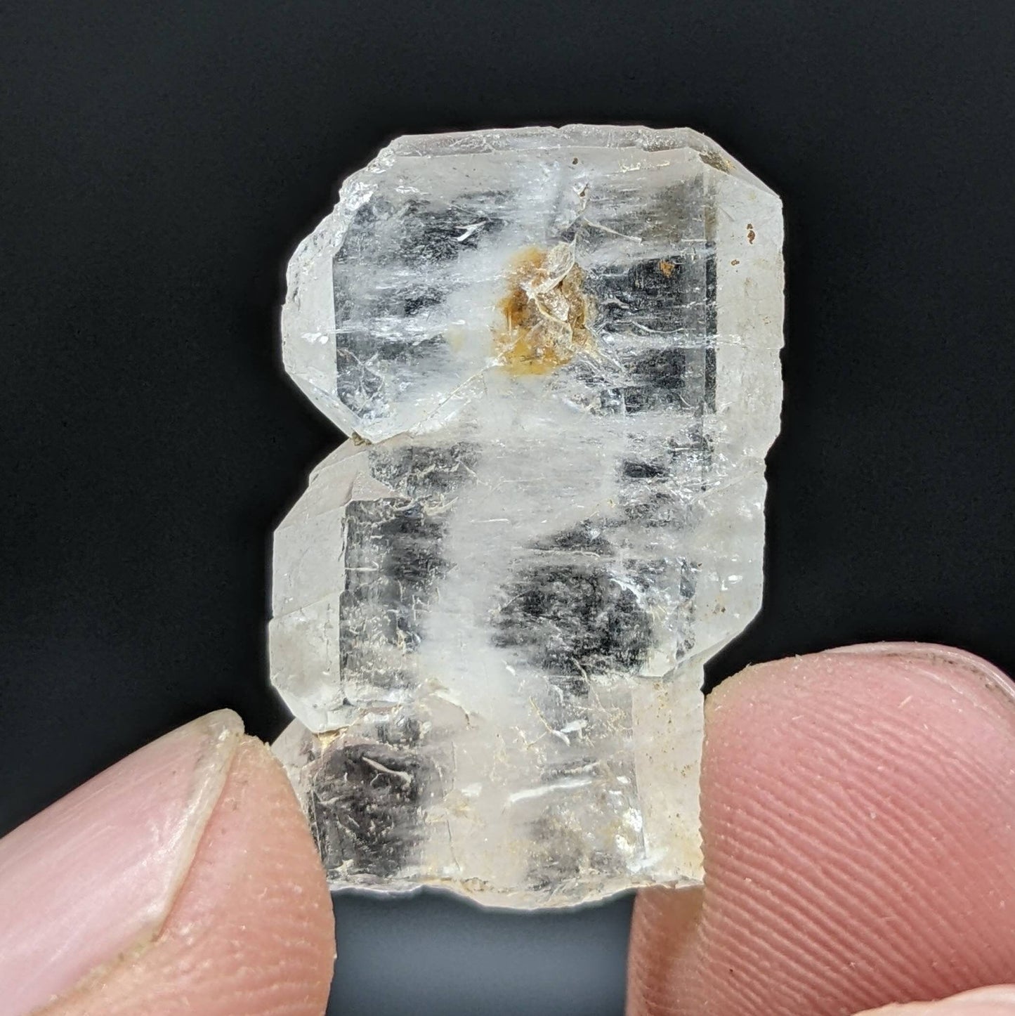 ARSAA GEMS AND MINERALSSmall thumbnail size Faden quartz crystal from Baluchistan Pakistan, 3.6 gram - Premium  from ARSAA GEMS AND MINERALS - Just $10.00! Shop now at ARSAA GEMS AND MINERALS