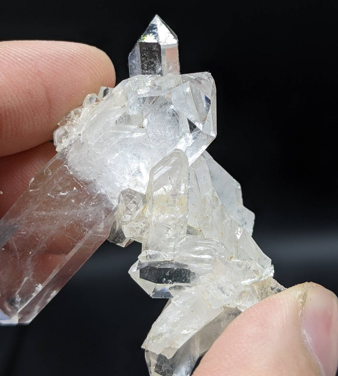 ARSAA GEMS AND MINERALSQuartz cluster Terminated clear from Baluchistan Pakistan, 28 grams - Premium  from ARSAA GEMS AND MINERALS - Just $30.00! Shop now at ARSAA GEMS AND MINERALS