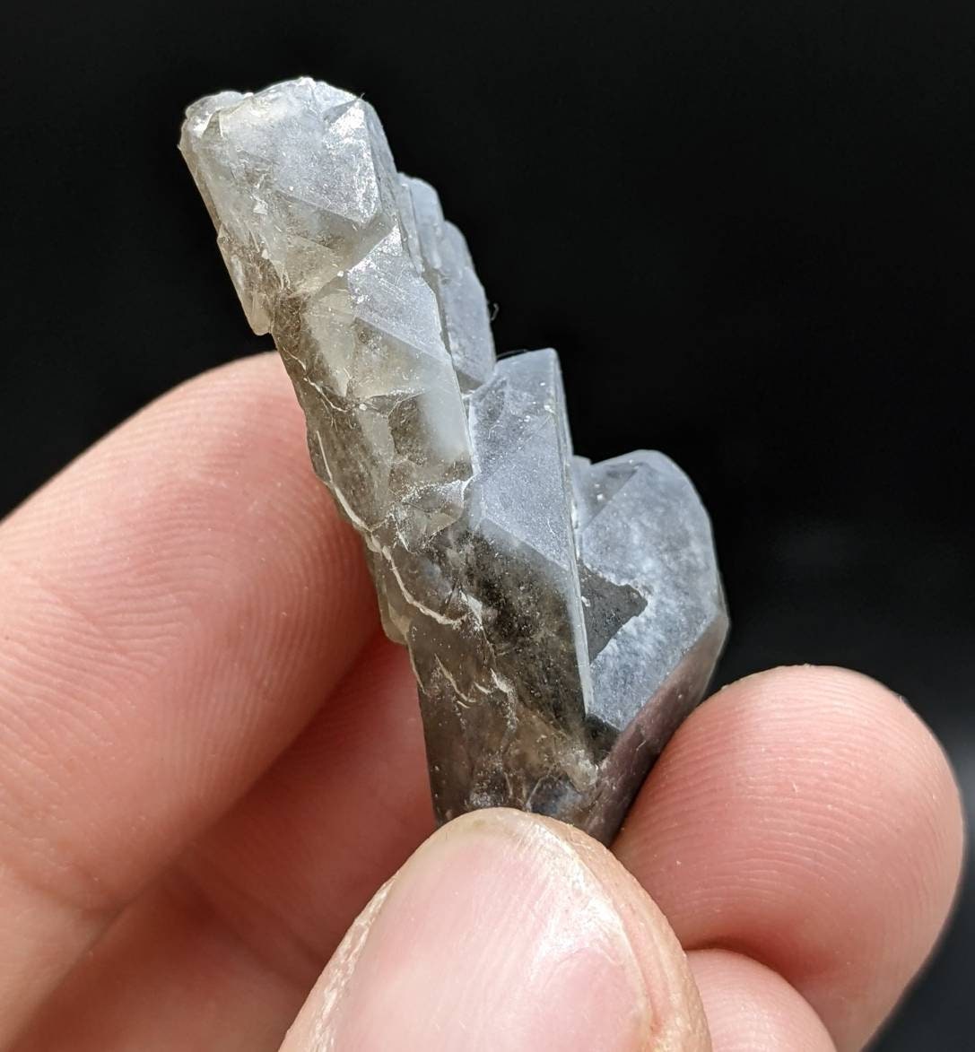 ARSAA GEMS AND MINERALSRare blue indicolite quartz crystal with step formation structure from Afghanistan, 10.9 grams - Premium  from ARSAA GEMS AND MINERALS - Just $40.00! Shop now at ARSAA GEMS AND MINERALS