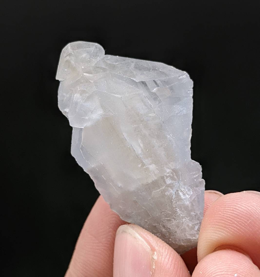 ARSAA GEMS AND MINERALSRare blue indicolite quartz crystal with step formation structure from Afghanistan, 13.6 grams - Premium  from ARSAA GEMS AND MINERALS - Just $45.00! Shop now at ARSAA GEMS AND MINERALS