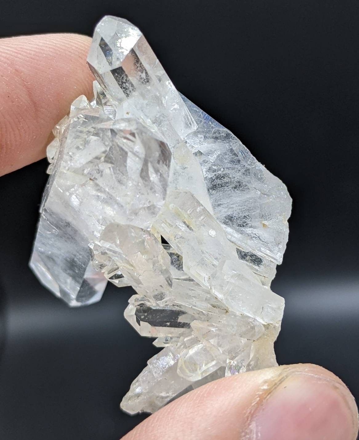 ARSAA GEMS AND MINERALSQuartz cluster Terminated clear from Baluchistan Pakistan, 28 grams - Premium  from ARSAA GEMS AND MINERALS - Just $30.00! Shop now at ARSAA GEMS AND MINERALS