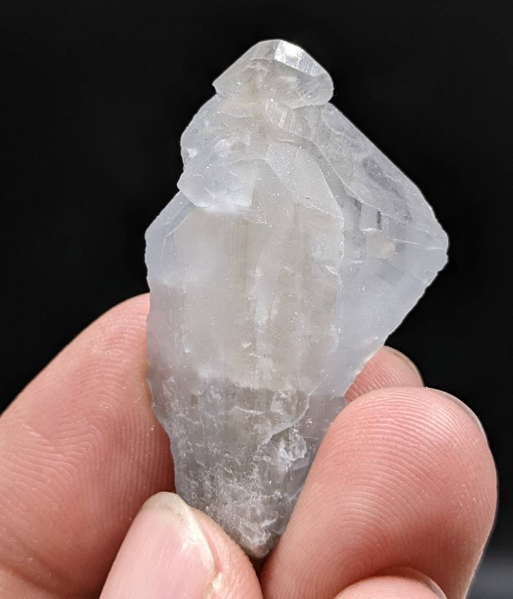 ARSAA GEMS AND MINERALSRare blue indicolite quartz crystal with step formation structure from Afghanistan, 13.6 grams - Premium  from ARSAA GEMS AND MINERALS - Just $45.00! Shop now at ARSAA GEMS AND MINERALS