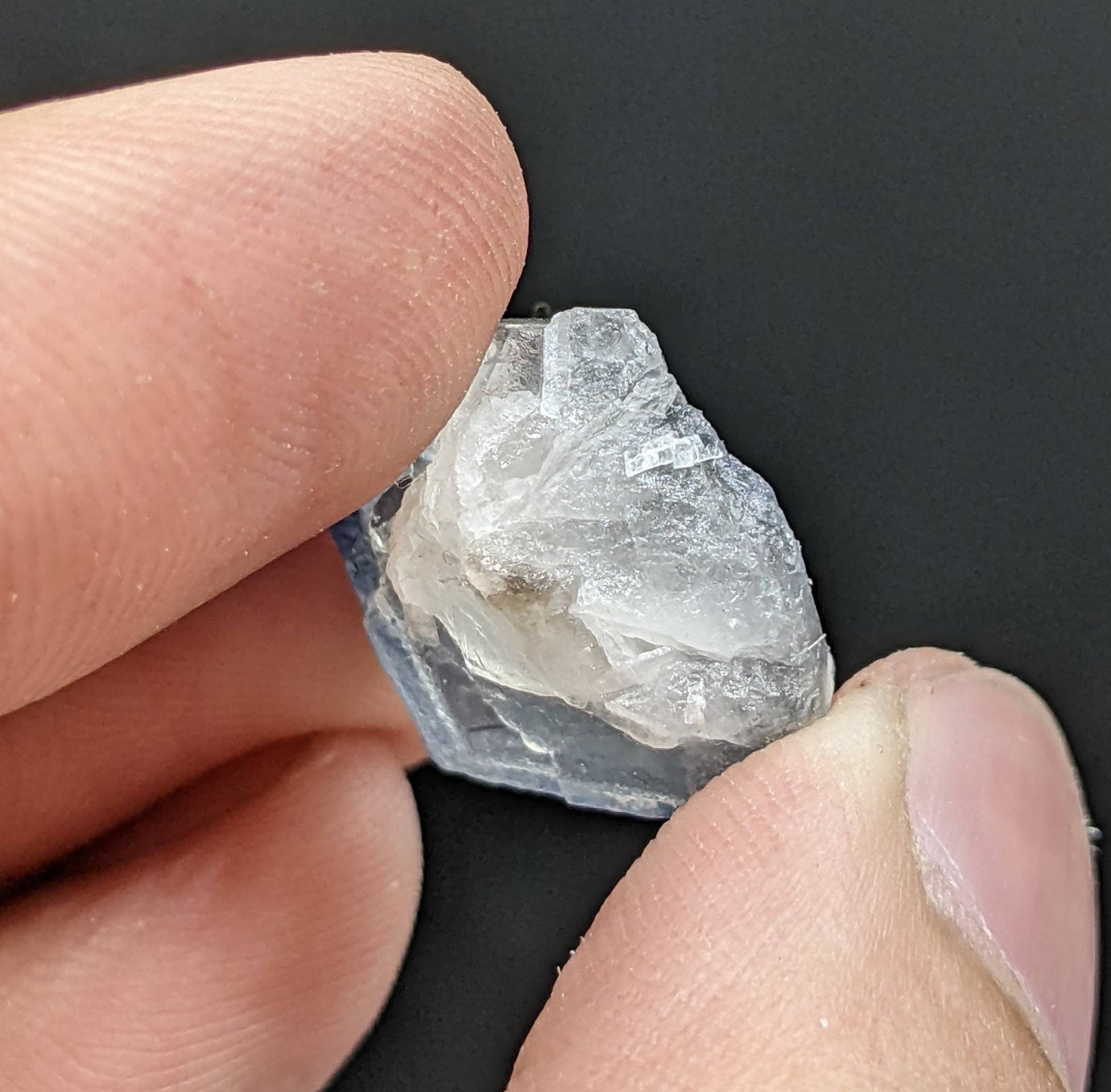 ARSAA GEMS AND MINERALSNatural rare indicolite aka blue quartz crystal from Afghanistan, 4.1 grams - Premium  from ARSAA GEMS AND MINERALS - Just $30.00! Shop now at ARSAA GEMS AND MINERALS