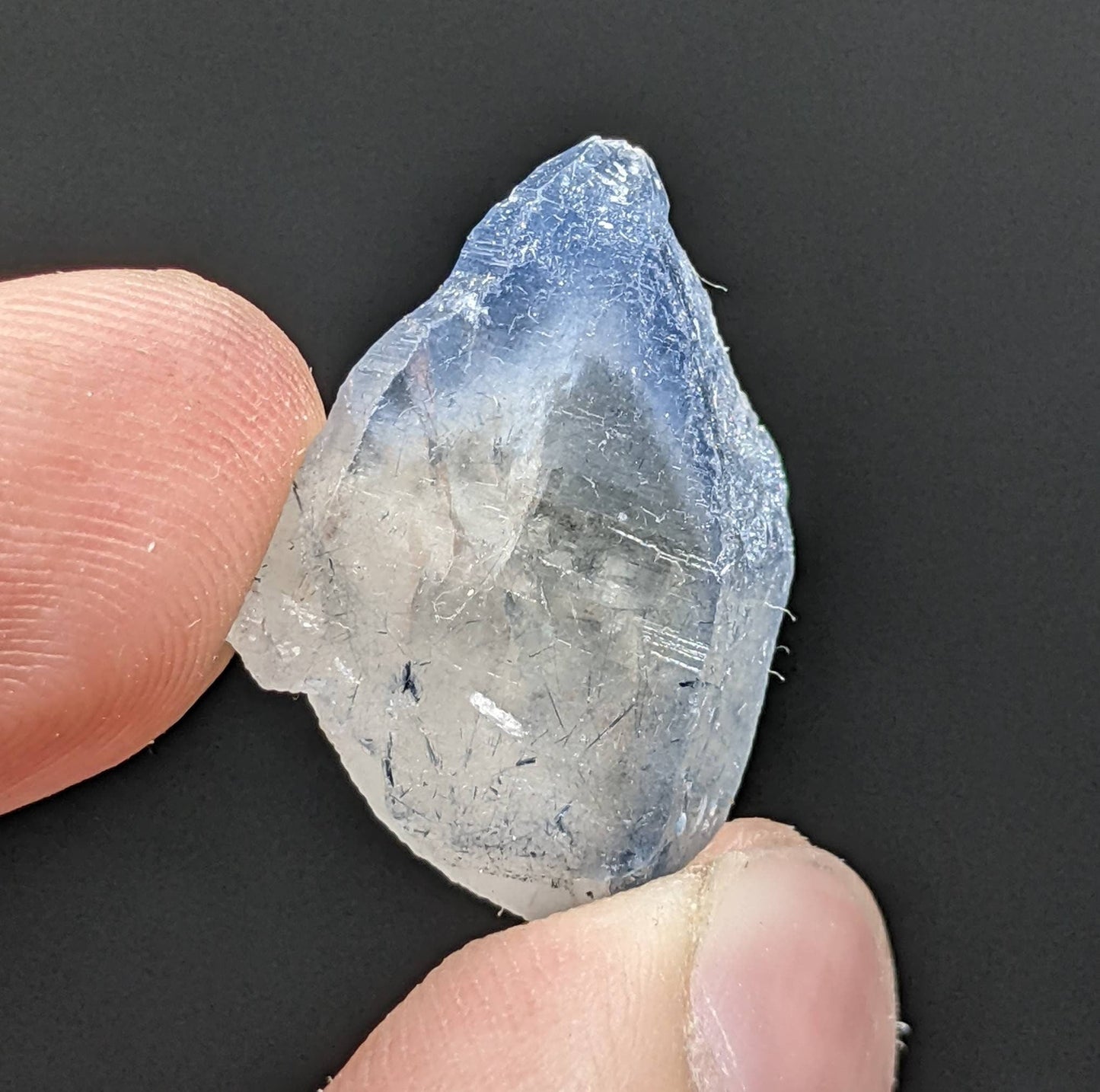 ARSAA GEMS AND MINERALSNatural rare indicolite aka blue quartz crystal from Afghanistan, 4.1 grams - Premium  from ARSAA GEMS AND MINERALS - Just $30.00! Shop now at ARSAA GEMS AND MINERALS