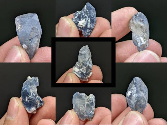 ARSAA GEMS AND MINERALSSmall 7 pieces lot of indicolite aka blue quartz crystals from Afghanistan, 22.9 grams - Premium  from ARSAA GEMS AND MINERALS - Just $80.00! Shop now at ARSAA GEMS AND MINERALS