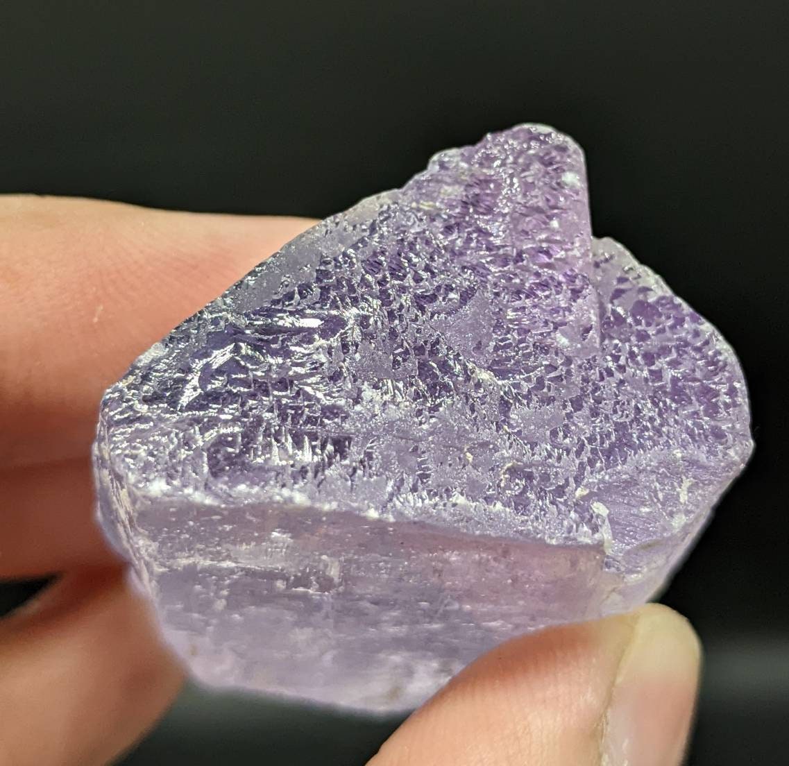 ARSAA GEMS AND MINERALSKunzite crystal with etched formation, purple color and Lustrous quality from Afghanistan, 58.1 grams - Premium  from ARSAA GEMS AND MINERALS - Just $115.00! Shop now at ARSAA GEMS AND MINERALS