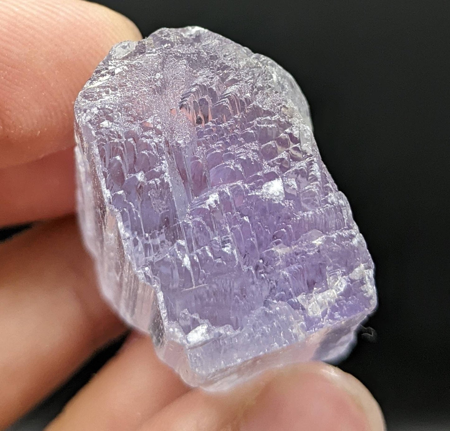 ARSAA GEMS AND MINERALSKunzite crystal with etched formation, purple color and Lustrous quality from Afghanistan, 34.5 grams - Premium  from ARSAA GEMS AND MINERALS - Just $68.00! Shop now at ARSAA GEMS AND MINERALS