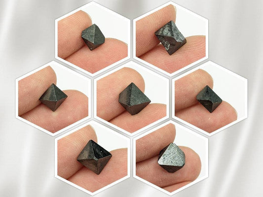 ARSAA GEMS AND MINERALSSmall lot of Black Magnetite crystal with octahedral structure from Skardu Gilgit Baltistan Pakistan, 8.7 grams - Premium  from ARSAA GEMS AND MINERALS - Just $30.00! Shop now at ARSAA GEMS AND MINERALS