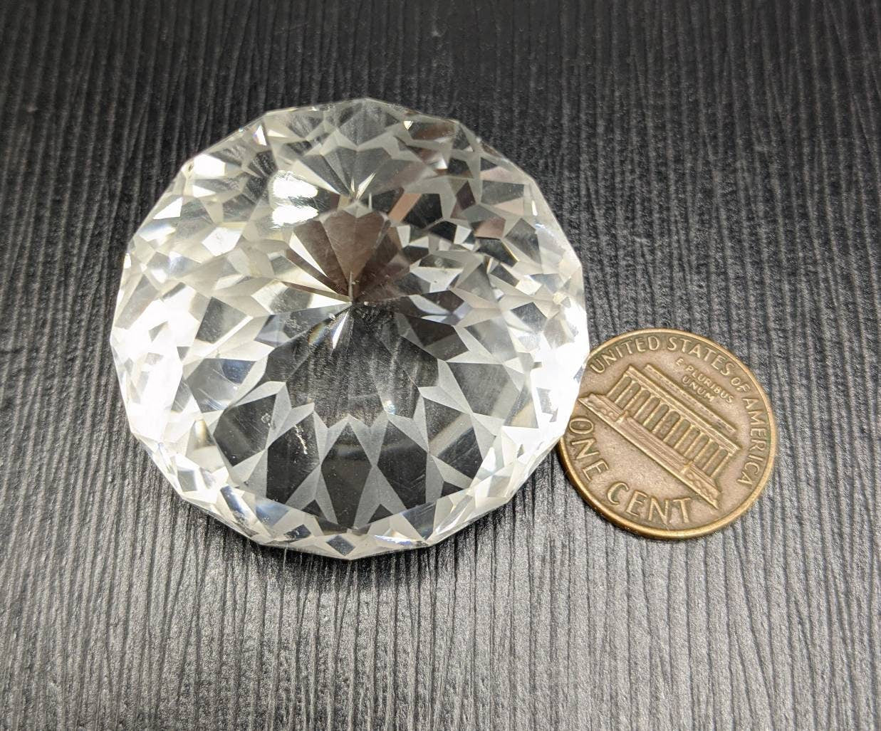 ARSAA GEMS AND MINERALSQuartz faceted gem, eye clean clarity and round cut shape, 197 carats - Premium  from ARSAA GEMS AND MINERALS - Just $180.00! Shop now at ARSAA GEMS AND MINERALS