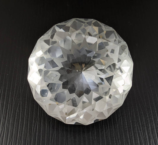 ARSAA GEMS AND MINERALSQuartz faceted gem, eye clean clarity and round cut shape, 197 carats - Premium  from ARSAA GEMS AND MINERALS - Just $180.00! Shop now at ARSAA GEMS AND MINERALS