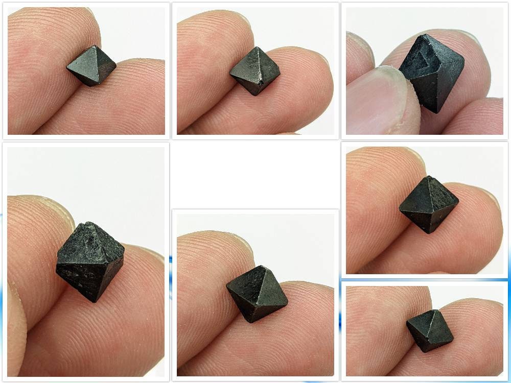 ARSAA GEMS AND MINERALSSmall lot of Black Magnetite crystal with octahedral structure from Skardu Gilgit Baltistan Pakistan, 6.2 grams - Premium  from ARSAA GEMS AND MINERALS - Just $25.00! Shop now at ARSAA GEMS AND MINERALS