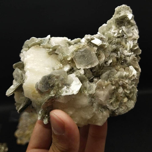 ARSAA GEMS AND MINERALSPink Phantom fluorite crystals on matrix perfectly terminated on muscovite with albite from Skardu Gilgitbaltistan Pakistan, 461 grams - Premium  from ARSAA GEMS AND MINERALS - Just $450.00! Shop now at ARSAA GEMS AND MINERALS