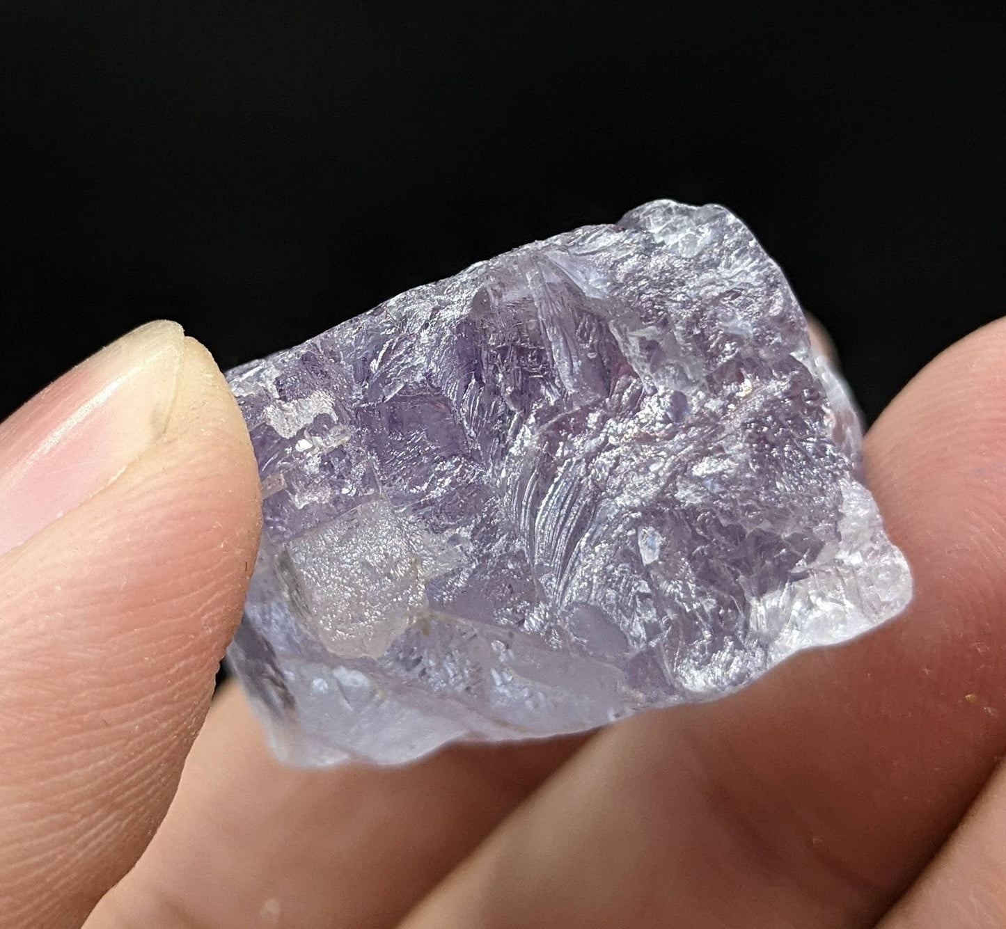 ARSAA GEMS AND MINERALSKunzite crystal with etched formation, purple color and Lustrous quality from Afghanistan, 34.5 grams - Premium  from ARSAA GEMS AND MINERALS - Just $68.00! Shop now at ARSAA GEMS AND MINERALS