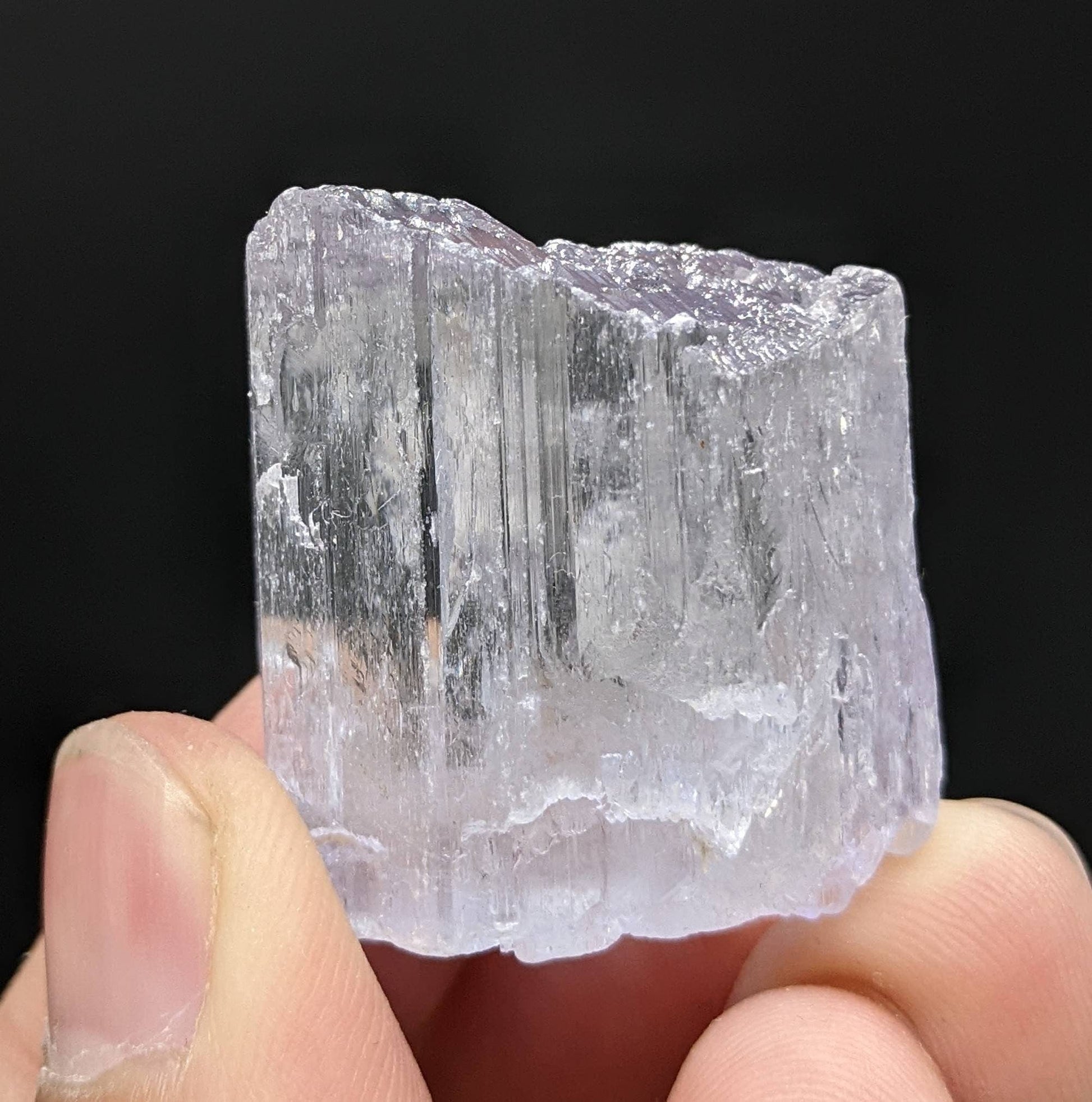 ARSAA GEMS AND MINERALSKunzite crystal with etched formation, purple color and Lustrous quality from Afghanistan, 34.5 grams - Premium  from ARSAA GEMS AND MINERALS - Just $68.00! Shop now at ARSAA GEMS AND MINERALS