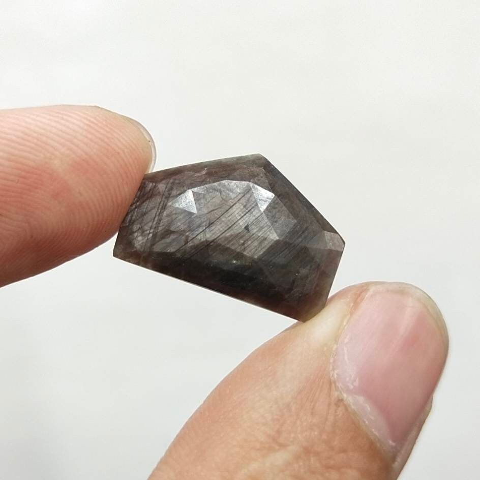 ARSAA GEMS AND MINERALSRose cut faceted sapphire cabochon, 12.5 carats - Premium  from ARSAA GEMS AND MINERALS - Just $35.00! Shop now at ARSAA GEMS AND MINERALS