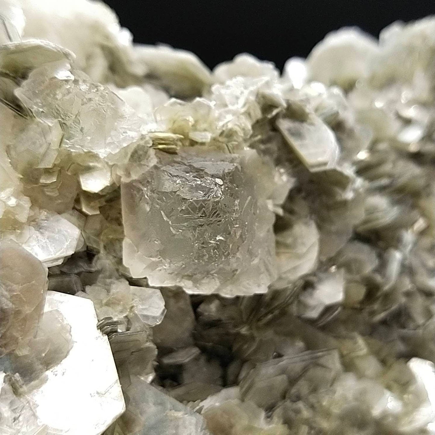 ARSAA GEMS AND MINERALSPink Phantom fluorite crystals on matrix perfectly terminated on muscovite with albite from Skardu Gilgitbaltistan Pakistan, 461 grams - Premium  from ARSAA GEMS AND MINERALS - Just $450.00! Shop now at ARSAA GEMS AND MINERALS