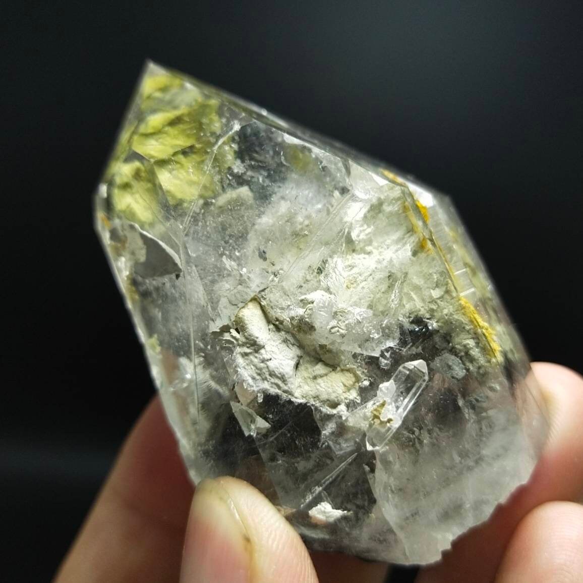 ARSAA GEMS AND MINERALSNatural top quality beautiful 102 grams chlorinated brookite included quartz crystal completely terminated from Baluchistan Pakistan - Premium  from ARSAA GEMS AND MINERALS - Just $100.00! Shop now at ARSAA GEMS AND MINERALS