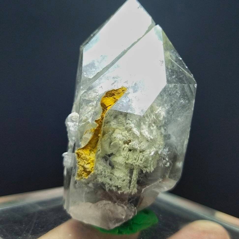 ARSAA GEMS AND MINERALSNatural top quality beautiful 102 grams chlorinated brookite included quartz crystal completely terminated from Baluchistan Pakistan - Premium  from ARSAA GEMS AND MINERALS - Just $100.00! Shop now at ARSAA GEMS AND MINERALS