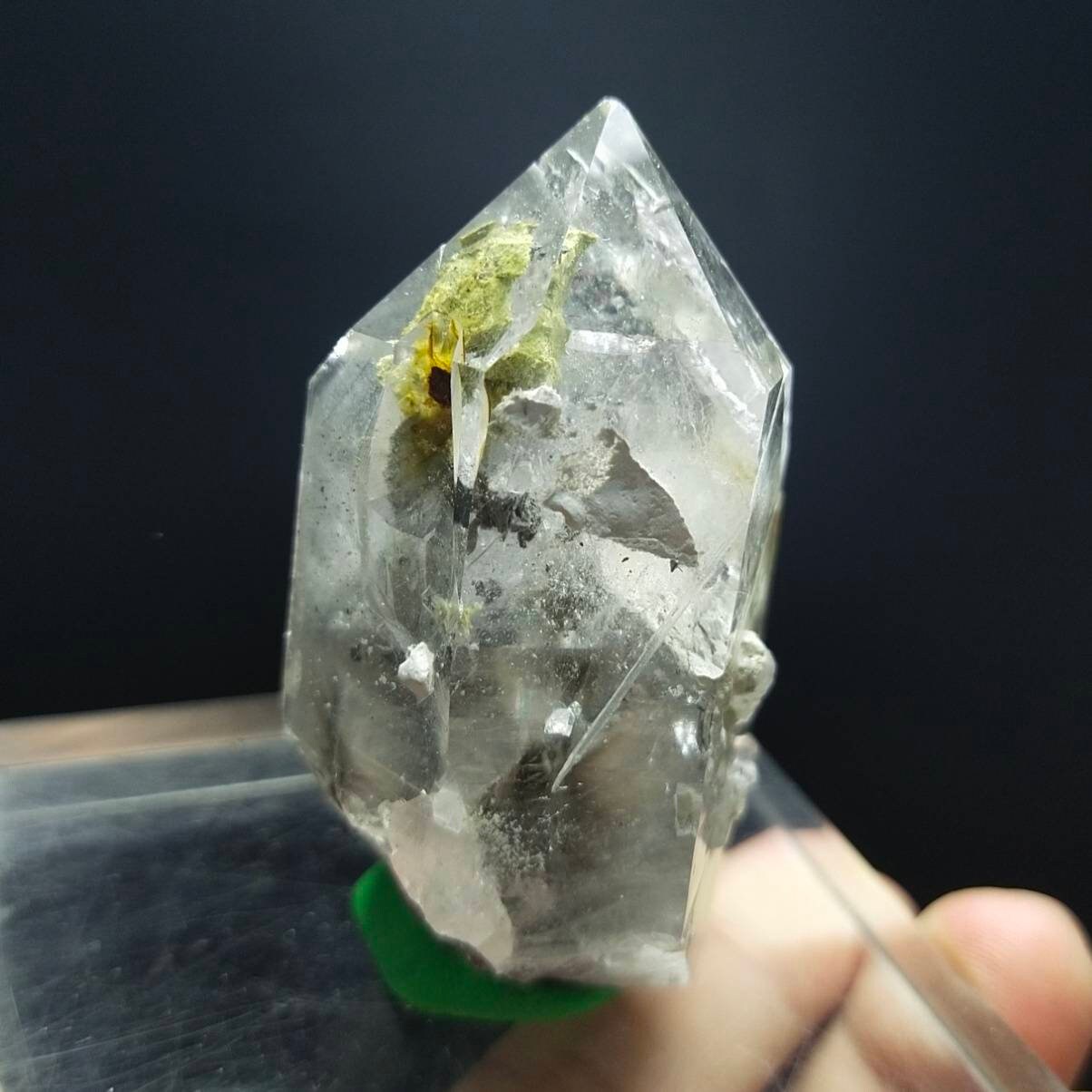 ARSAA GEMS AND MINERALSNatural top quality beautiful 102 grams chlorinated brookite included quartz crystal completely terminated from Baluchistan Pakistan - Premium  from ARSAA GEMS AND MINERALS - Just $100.00! Shop now at ARSAA GEMS AND MINERALS