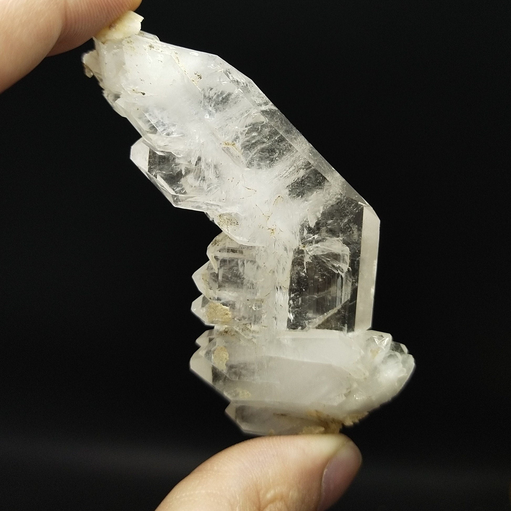 ARSAA GEMS AND MINERALSNatural clear faden quartz crystal with bended structure formation from Baluchistan Pakistan, 50 grams - Premium  from ARSAA GEMS AND MINERALS - Just $45.00! Shop now at ARSAA GEMS AND MINERALS