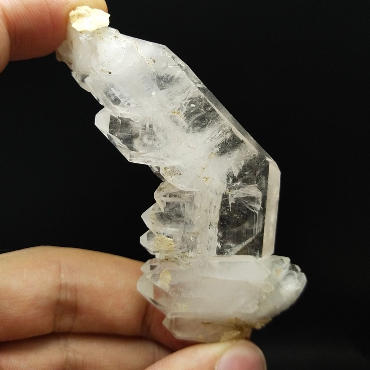 ARSAA GEMS AND MINERALSNatural clear faden quartz crystal with bended structure formation from Baluchistan Pakistan, 50 grams - Premium  from ARSAA GEMS AND MINERALS - Just $45.00! Shop now at ARSAA GEMS AND MINERALS