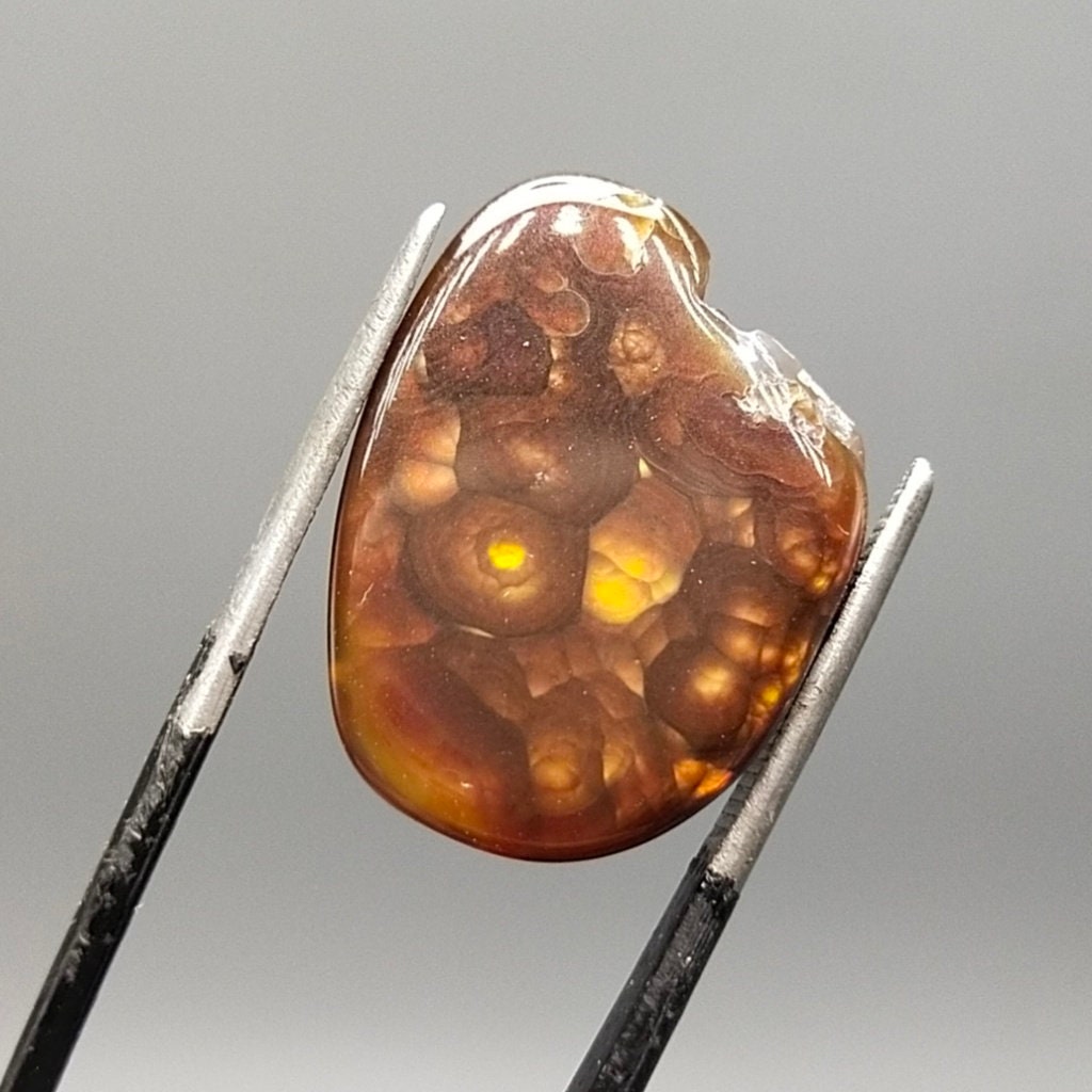 ARSAA GEMS AND MINERALSNatural top quality beautiful 9.5 carat rare natural high grade Fire agate polished Cabochon - Premium  from ARSAA GEMS AND MINERALS - Just $20.00! Shop now at ARSAA GEMS AND MINERALS