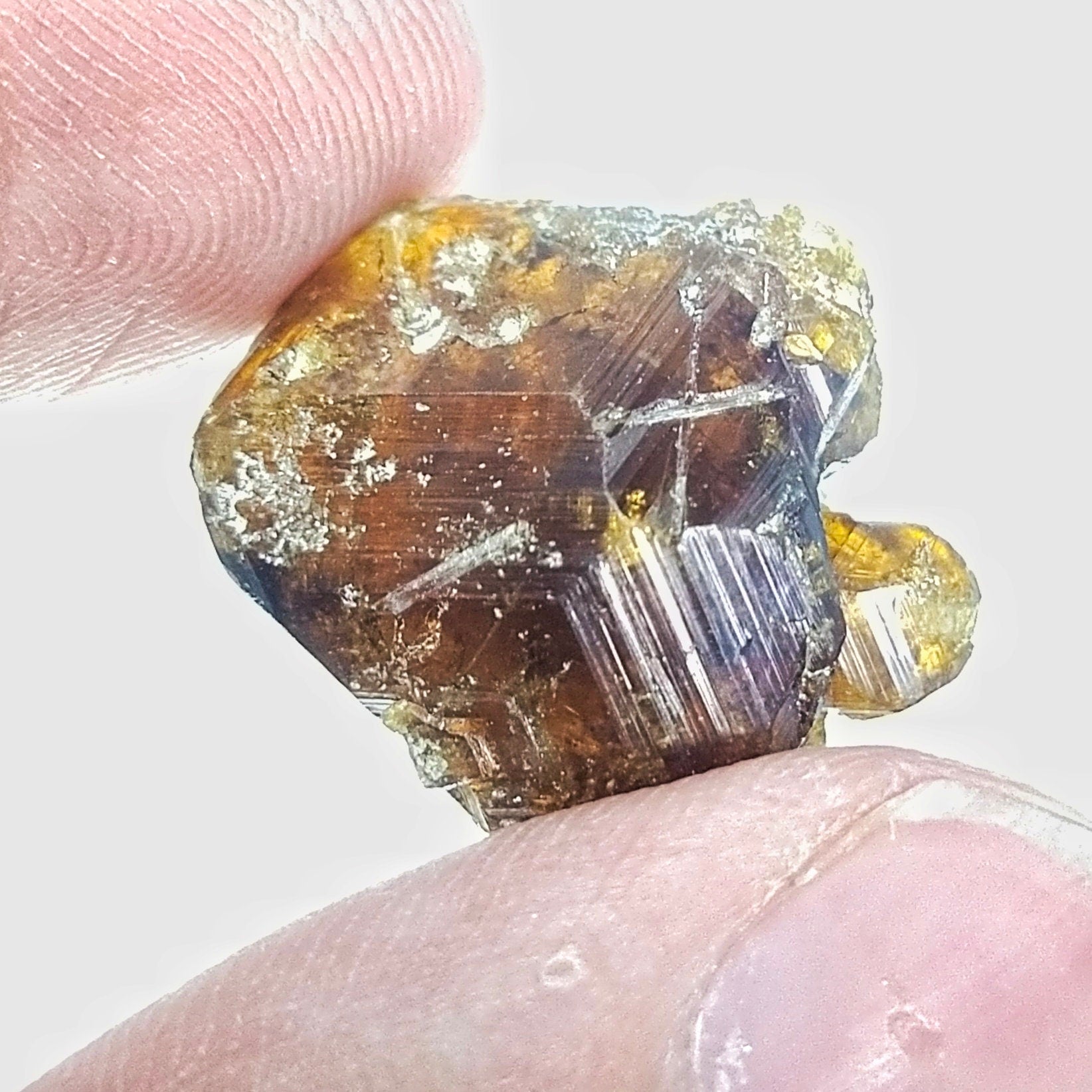 ARSAA GEMS AND MINERALSNatural aesthetic Beautiful 6.7 grams terminated hessonite garnet crystal - Premium  from ARSAA GEMS AND MINERALS - Just $25.00! Shop now at ARSAA GEMS AND MINERALS