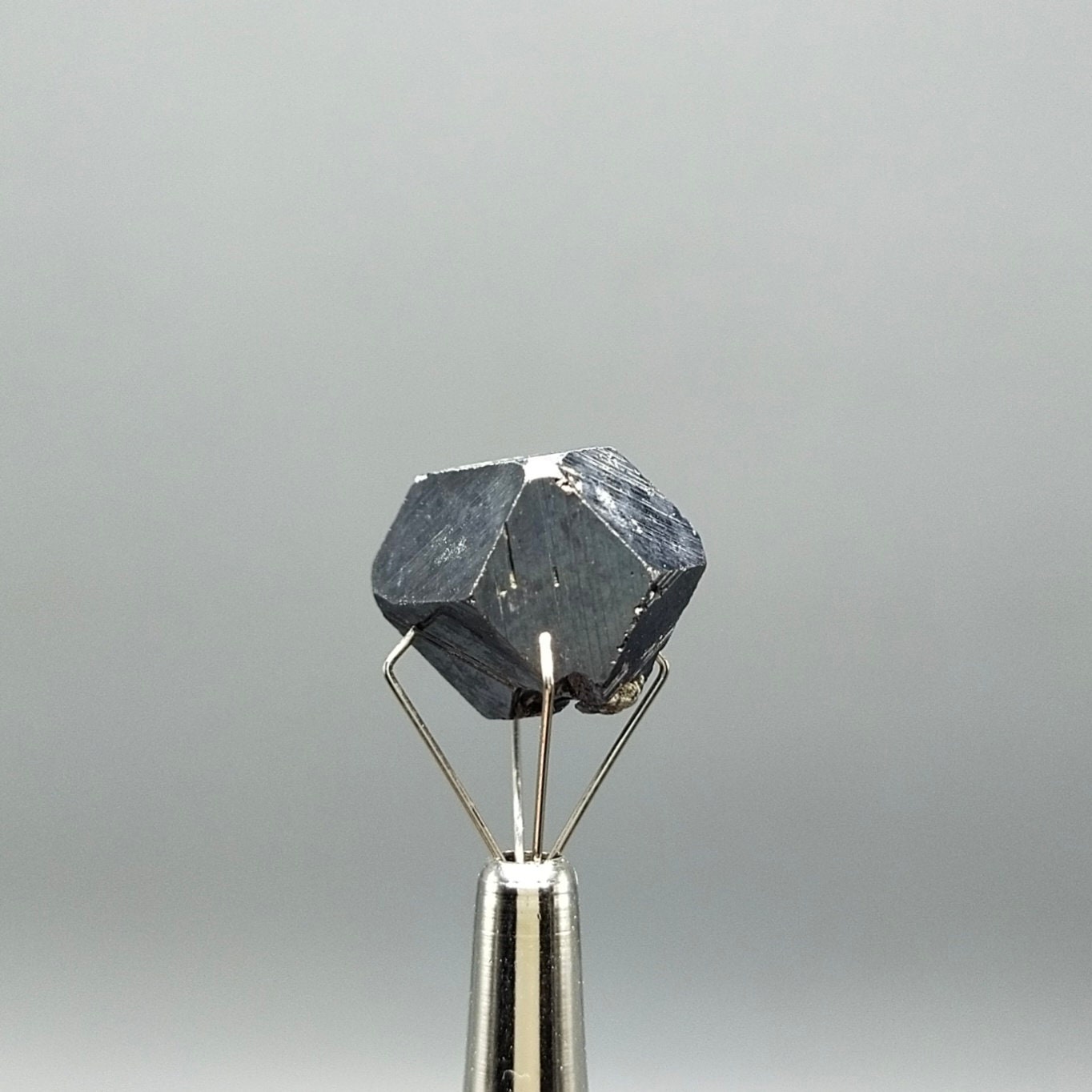 ARSAA GEMS AND MINERALSBlack Magnetite crystal with octahedral structure and patterns on surface from Skardu Gilgit Baltistan Pakistan, 4.8 grams - Premium  from ARSAA GEMS AND MINERALS - Just $30.00! Shop now at ARSAA GEMS AND MINERALS