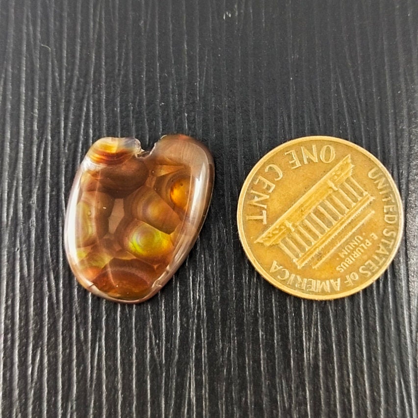 ARSAA GEMS AND MINERALSNatural top quality beautiful 9.5 carat rare natural high grade Fire agate polished Cabochon - Premium  from ARSAA GEMS AND MINERALS - Just $20.00! Shop now at ARSAA GEMS AND MINERALS