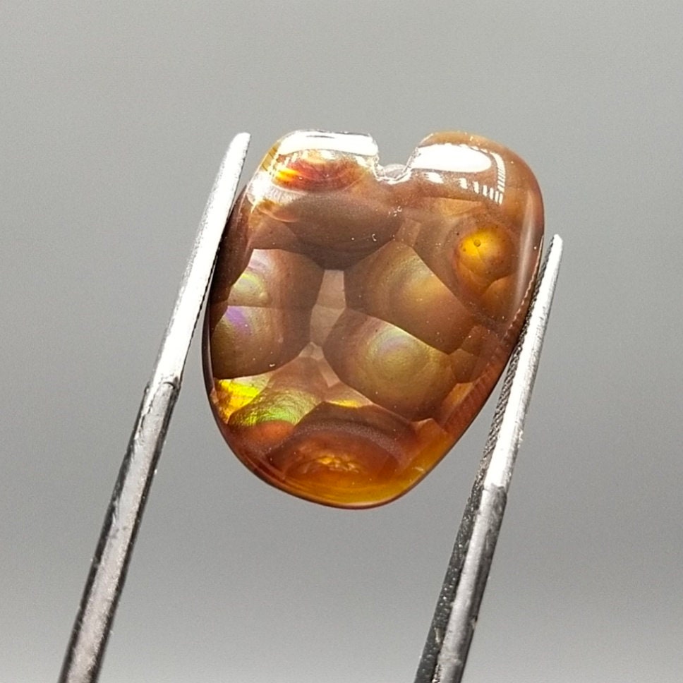 ARSAA GEMS AND MINERALSNatural top quality beautiful 9.5 carat rare natural high grade Fire agate polished Cabochon - Premium  from ARSAA GEMS AND MINERALS - Just $20.00! Shop now at ARSAA GEMS AND MINERALS