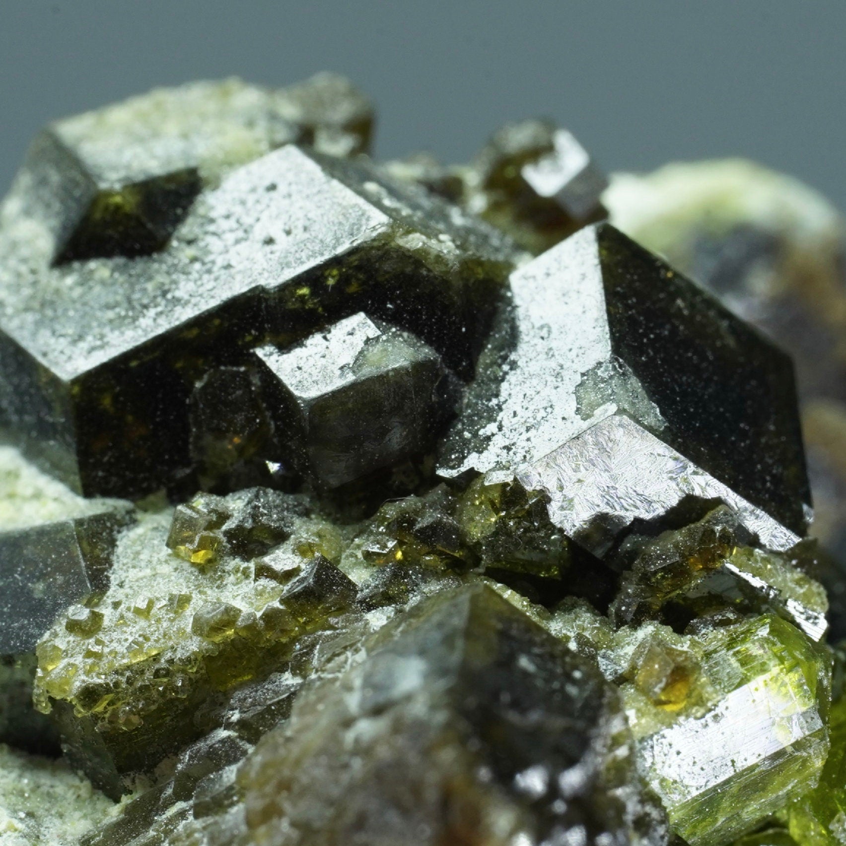 ARSAA GEMS AND MINERALSAndradite garnet crystal on matrix on albite with green epidote from Pakistan, 21.7 grams - Premium  from ARSAA GEMS AND MINERALS - Just $50.00! Shop now at ARSAA GEMS AND MINERALS